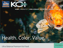 Tablet Screenshot of koifood.com